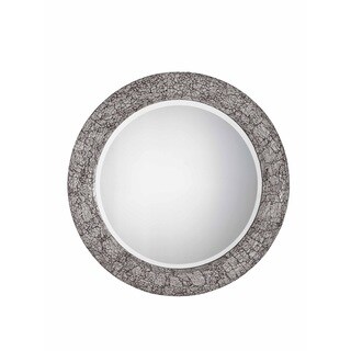 [1] XO Collection Wall Mirror in Brushed Steel