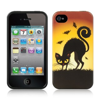 BasAcc Halloween Cat TPU Rubber Case for Apple iPhone 4/ 4S