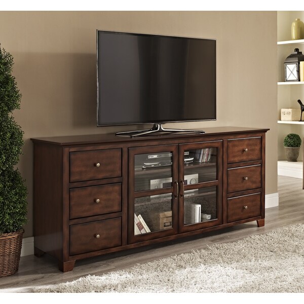 Abbyson Living Charleston Solid Wood 72-inch TV Console