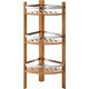 Altra Bamboo Bathroom Shelves Corner Tower