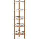 Altra Bamboo Bathroom Shelves Corner Tower