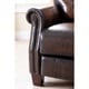 ABBYSON LIVING Camden Hand Rubbed Leather Pushback Recliner
