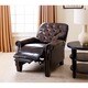 ABBYSON LIVING Camden Hand Rubbed Leather Pushback Recliner