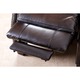 ABBYSON LIVING Camden Hand Rubbed Leather Pushback Recliner