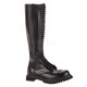 Demonia Men's Rocky-30' Black Leather 30-eyelet Knee-high Boots