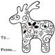 Woodware Clear Stamps 3.75 X4  Sheet - Nordic Reindeer