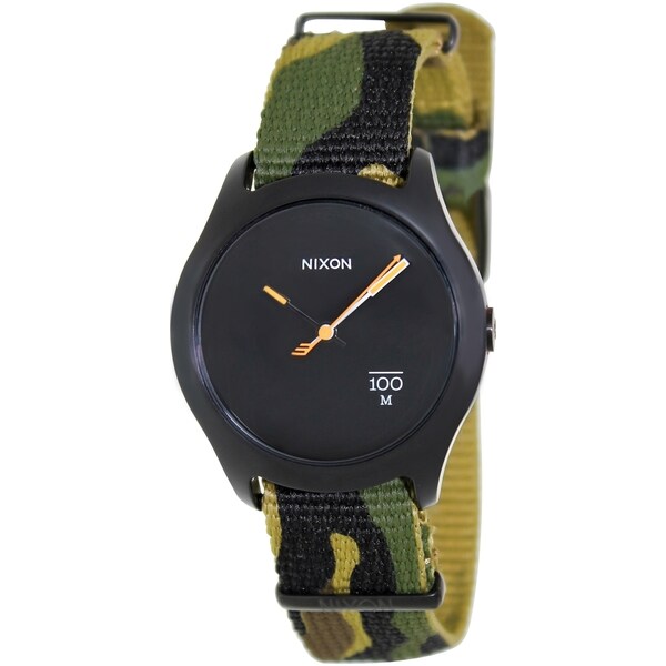 Nixon Men's 'Quad' A3441253 Camouflage Strap Watch 