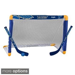 NHL Team Mini Hockey Goal, Stick and Ball Set-Image