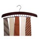 Richards Homewares Walnut Closet Accessories 24-tie Hardwood Hanger