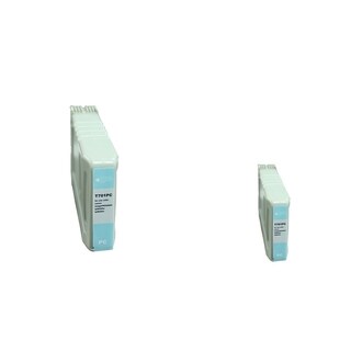 INSTEN 2-ink Cyan Cartridge Set for Canon PFI701PC