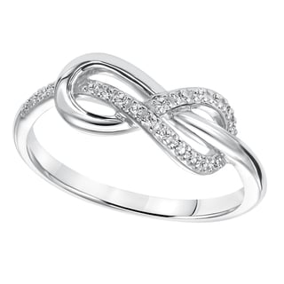 Silver diamond ring sale