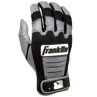 Click to Enlarge for Franklin Sports MLB Adult CFX PRO Grey/Black Batting Glove Franklin Sports MLB Adult CFX PRO Grey/Black Batting Glove-Image
