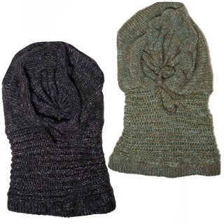 Peekaboo Hooded Cowl Scarf (Nepal)-Image