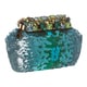prada nylon messenger bag brown - Prada Turquoise Sequins and Jewel Embellished Clutch - 15699984 ...