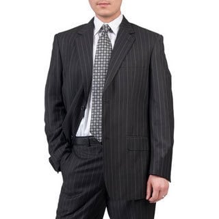 Men's Charcoal Modern Fit 2-button Suit-Image