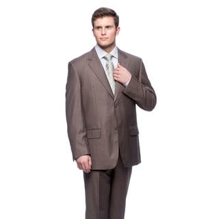 Men's Brown Modern Fit 2-button Suit-Image