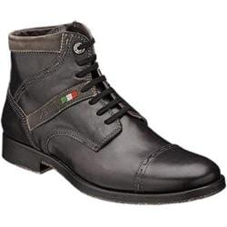 ( ._.) Men's Bacco Bucci Barone Black Calf