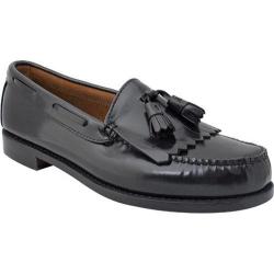 (_ _ ) Men's Bass Layton Black Brush Off Leather