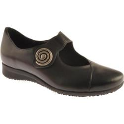 Women's David Tate Trinity Black Calfskin-Image