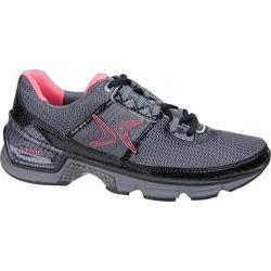 Women's Aetrex XSPRESS Fitness Runner Black/Coral Mesh-Image