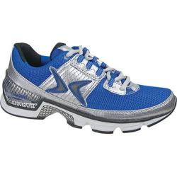 Women's Aetrex XSPRESS Fitness Runner Royal/Silver Mesh-Image