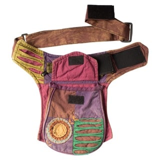 Razor-cut Hippie One-pocket Fanny Pack (Nepal)