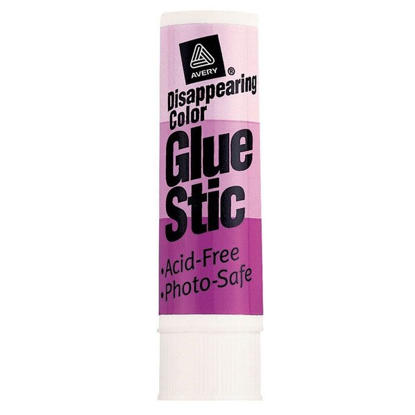 Avery Permanent Glue Stics Purple Application .26 oz Stick