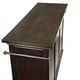 Home Styles Bermuda Kitchen Cart with Stainless Steel Top