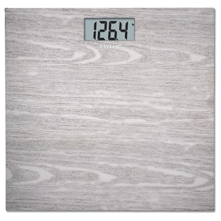 Taylor Stainless Steel Wood Grain Bath Scale-Image