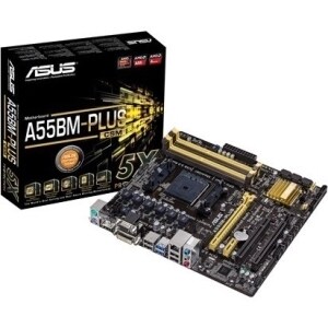 Asus A55BM-PLUS/CSM Desktop Motherboard - AMD A55 Chipset - Socket FM
