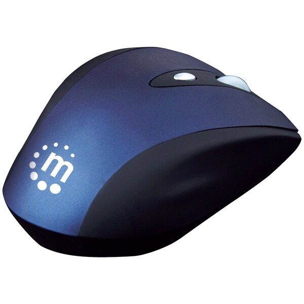 Manhattan Wireless 6-button Mouse with Adjustable 3-Level Resolution