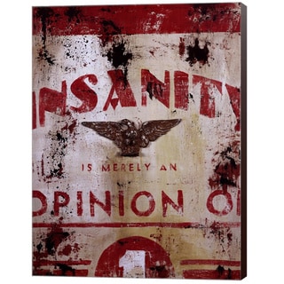 Find Cheap Price Rodney White 'Insanity' Canvas Art