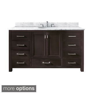 Special Offers Avanity Modero 60-inch Single Vanity in Espresso Finish with Sink and Top