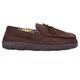 MUK LUKS Men's Polysuede Moccasin with Flannel Lining