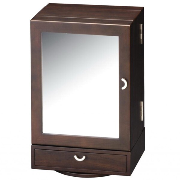 Revolving Wooden Jewelry Box