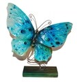Handcrafted Blue Standing Butterfly Art Piece (Philippines)