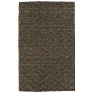 Low Price Trends Chocolate Brown Phoenix Wool Rug (9'6x13'6)