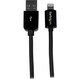 StarTech.com 15cm (6in) Short Black Apple 8-pin Lightning Connector t