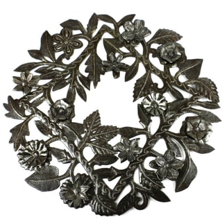 Best Shopping Handmade 15-inch Steel Drum Wreath (Haiti)