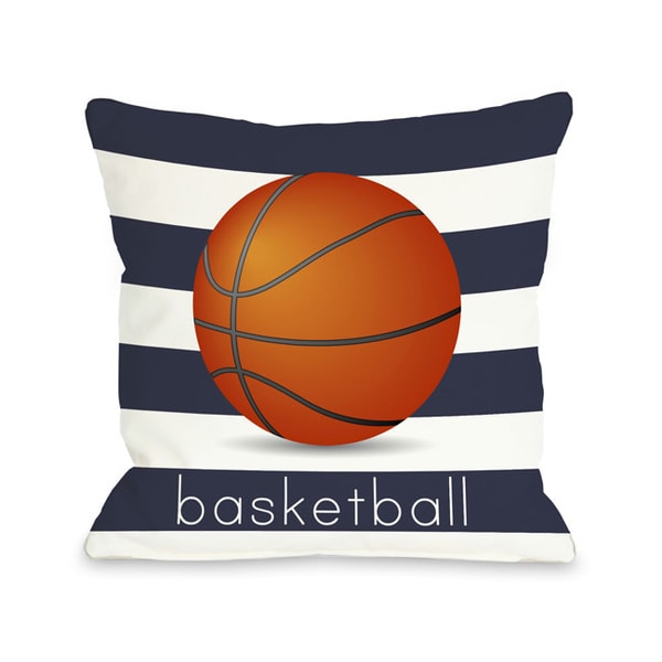 Basketball Throw Pillow