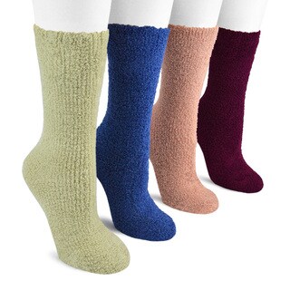 MUK LUKS Women's 8-inch Micro Chenille Sock-Image