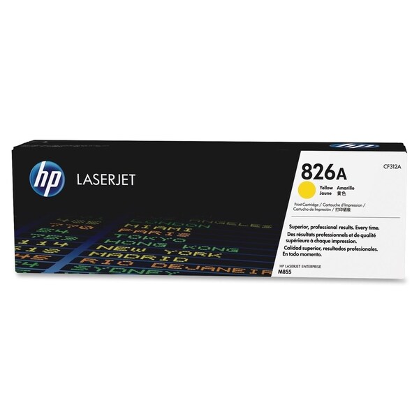 HP 826A (CF312A) Yellow Original LaserJet Toner Cartridge