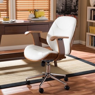 Baxton Studio Rathburn Walnut Modern Office Chair