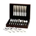 Pfaltzgraff 45-piece Gold Newcastle Flatware Set and Chest