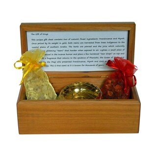 For sale The Gift of Kings - Frankincense, Myrrh & Gold Gift Box