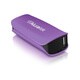 Aluratek 2600 mAh Portable Battery Charger with LED Flashlight - Purp