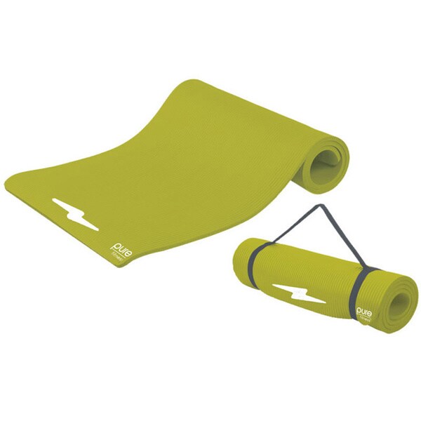 Pure Fitness Deluxe Lime Exercise Mat