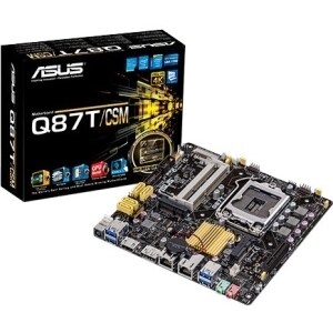 Asus Q87T/CSM Desktop Motherboard - Intel Q87 Express Chipset - Socke