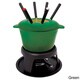 Le Cuistot Vielle France Enameled Cast-iron 11-piece Fondue Set