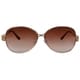 Journee Collection Women's Oversized Gold Fashion Sunglasses